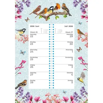 Birds Weekomleg Kalender 2026