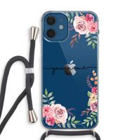 Rozen: iPhone 12 Transparant Hoesje met koord Rozen: iPhone 12 Transparant Hoesje met koord