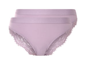 esmara 2 Dames onderbroeken (lila, XS (32/34))