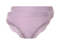 esmara 2 Dames onderbroeken (lila, XS (32/34))