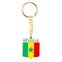 Senegal Enamel Sleutelhanger