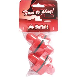 Buffalo airhockey pusher 75 mm zak 4 stuks