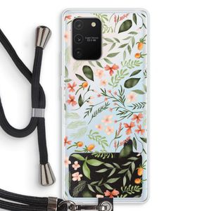 Sweet little flowers: Samsung Galaxy S10 Lite Transparant Hoesje met koord