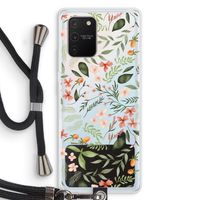 Sweet little flowers: Samsung Galaxy S10 Lite Transparant Hoesje met koord