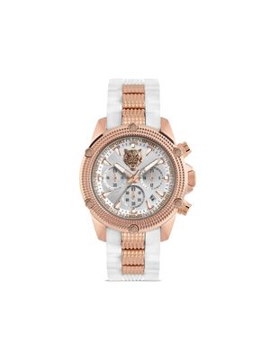 Plein Sport montre Hurricane Chrono 44 mm - Argent