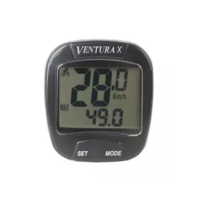 Ventura Fietscomputer x 10 functies - zwart