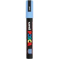 Uni-Posca Posca marker, afm pc-5m, lijndikte 2,5 mm, medium, hemelsblauw, 1 stuk
