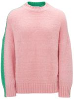 JW Anderson pull à design colour block - Rose