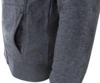 CONTEC sweatjack met capuchon "zip dark"