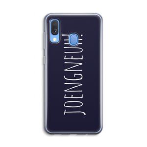 Joengneuh!: Samsung Galaxy A40 Transparant Hoesje