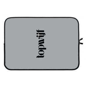 Topwijf Grijs Zwart: Laptop sleeve 13 inch