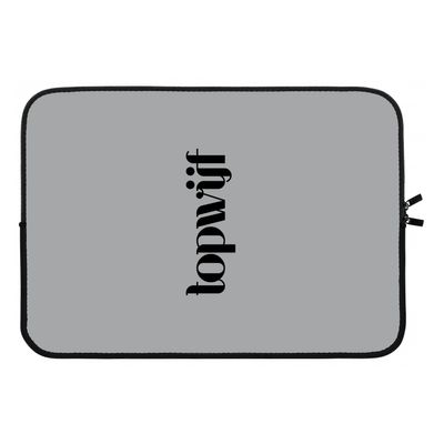 Topwijf Grijs Zwart: Laptop sleeve 13 inch