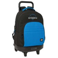 Schoolrugzak met Wielen BlackFit8 Underground Blauw Zwart 33 x 45 x 22 cm