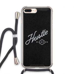 Hustle: iPhone 7 PLUS Transparant Hoesje met koord