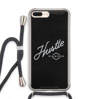 Hustle: iPhone 7 PLUS Transparant Hoesje met koord