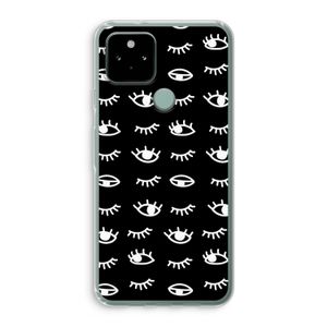 Eye pattern #3: Google Pixel 5 Transparant Hoesje