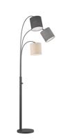 Fischer & Honsel Landelijke leeslampShade 3-lichts - 40360