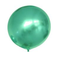 XXL Groene Chroom Ballonnen (10 stuks / 90 cm)