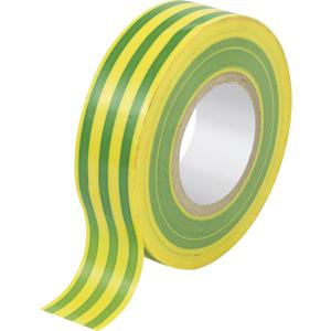 TRU COMPONENTS TC-10089956 Kabelbindtape Groen, Geel (l x b) 20 m x 19 mm 1 stuk(s)