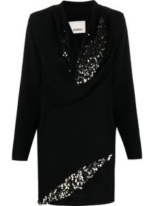 ISABEL MARANT robe Lazeli à sequins - Noir