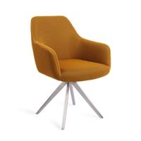 Jesper Home Eetkamerstoel 'Hiroo' Draaibaar, Turn Steel, kleur Groovy Garam