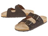 esmara Dames leren sandalen (Bruin, 39)