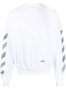 Off-White sweat à imprimé Scribble Diag - Blanc