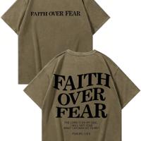 Bon&Bon Men's Letter Print Loose Fit Cotton T-Shirt - Black Brown / S