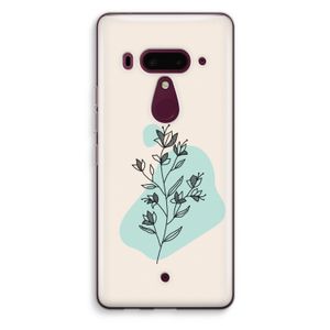 Violets are blue: HTC U12+ Transparant Hoesje