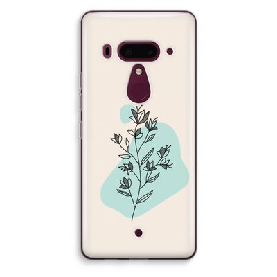 Violets are blue: HTC U12+ Transparant Hoesje