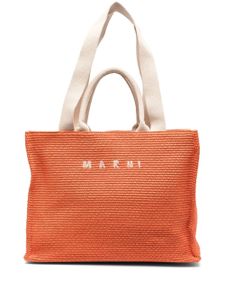 Marni grand sac cabas Shopper - Orange