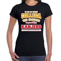 Ik ben de trotse collega cadeau t-shirt zwart voor dames XS  - - thumbnail