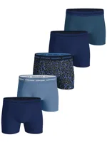 Bjorn Borg 5-Pack heren boxershorts - Cotton Stretch - S - Blauw - Onderbroek heren heren heren heren - Ondergoed heren heren heren heren - S -
