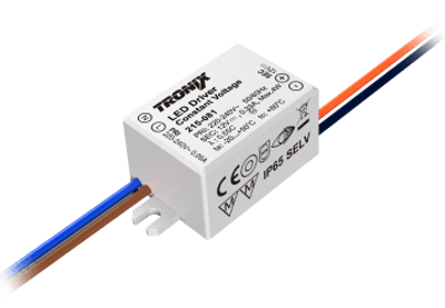 LED driver 4W 12V Tronix IP65 215-081 niet dimbaar