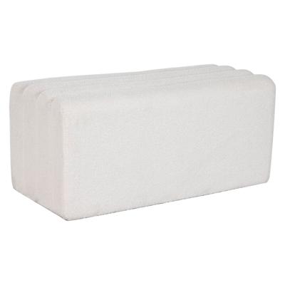 Kruk Home ESPRIT Wit Polyester Hout MDF 100 x 45 x 43 cm