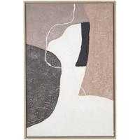 Leen Bakker - Schilderij Neva Zandkleur - 90x60 Cm - MDF - Grijs#Crème#Beige#Bruin - 3.8x60x90 Cm Leen Bakker - Schilderij Neva Zandkleur - 90x60 Cm - MDF - Grijs#Crème#Beige#Bruin - 3.8x60x90 Cm