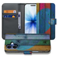 Wood Heart Hoesje Voor iPhone 17 | Book Case