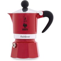 Bialetti Rainbow koffiezetapparaat - rood - 1 kopje - thumbnail