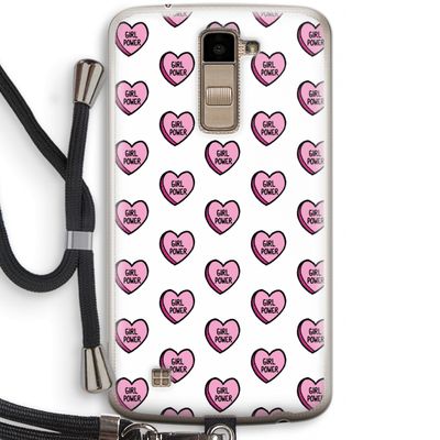 GIRL POWER: LG K10 (2016) Transparant Hoesje met koord