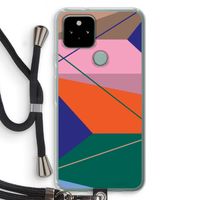 Gestalte 1: Pixel 5 Transparant Hoesje met koord