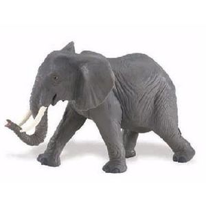Plastic speelgoed figuur Afrikaanse olifant 16 cm   -