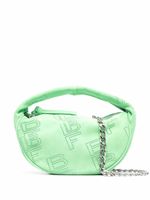 BY FAR mini sac Baby Cush à perforations - Vert