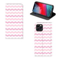 Apple iPhone 11 Pro | Hoesje met Magneet | Waves Roze
