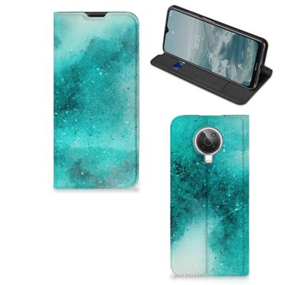 Bookcase Nokia G10 | G20 Painting Blue Bookcase Nokia G10 | G20 Painting Blue