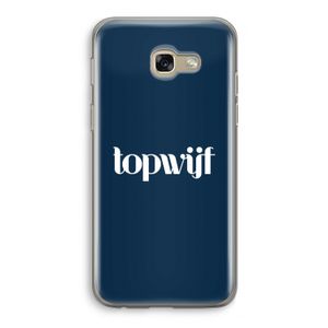 Topwijf Navy: Samsung Galaxy A5 (2017) Transparant Hoesje