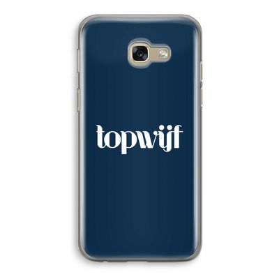 Topwijf Navy: Samsung Galaxy A5 (2017) Transparant Hoesje