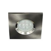 Camilla LED spot GU10 4Watt vierkant NIKKEL IP65 dimbaar