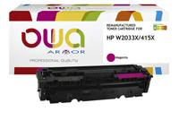 Tonercartridge owa hp w2033x rood