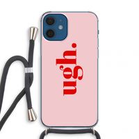 Ugh: iPhone 12 mini Transparant Hoesje met koord