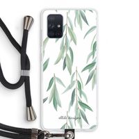 Branch up your life: Samsung Galaxy A71 Transparant Hoesje met koord Branch up your life: Samsung Galaxy A71 Transparant Hoesje met koord